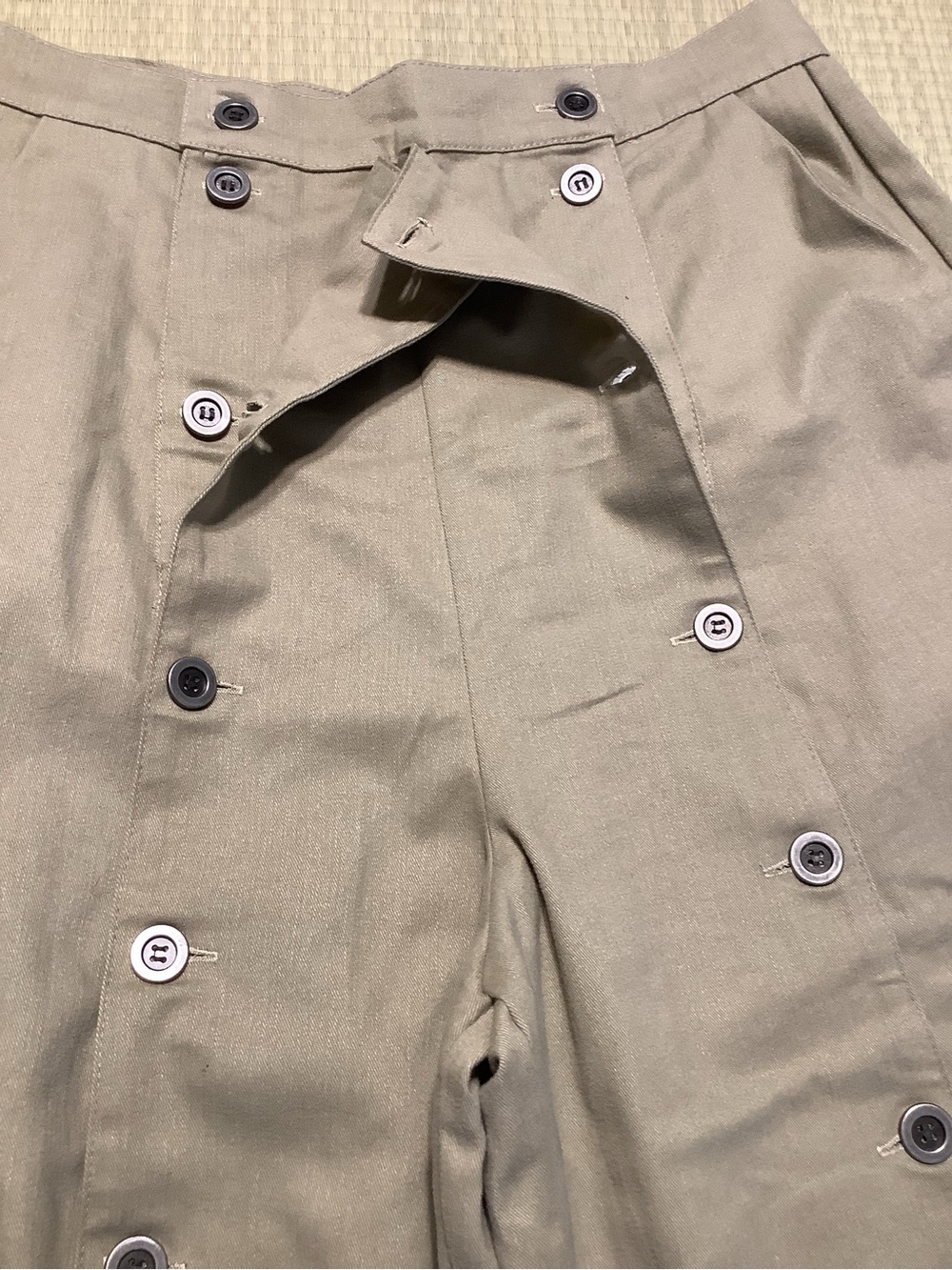 Vintage Scully Brushed Twill Convertible Riding Skirt - Picture 10 of 11